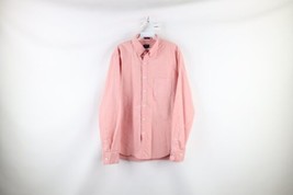 J Crew Mens Size Large Slim Fit Long Sleeve Collared Oxford Button Shirt Pink - £19.74 GBP
