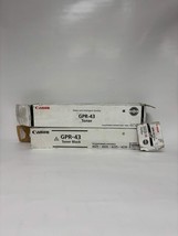 2 Open Genuine Canon iRA 4025, 4035, 4225, 4235 Black Toners GPR-43, 479... - $105.00