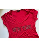 new I LOVE NY women&#39;s T-Shirt sz M New York City Red NYC Ladies Gift Tee... - €15,98 EUR