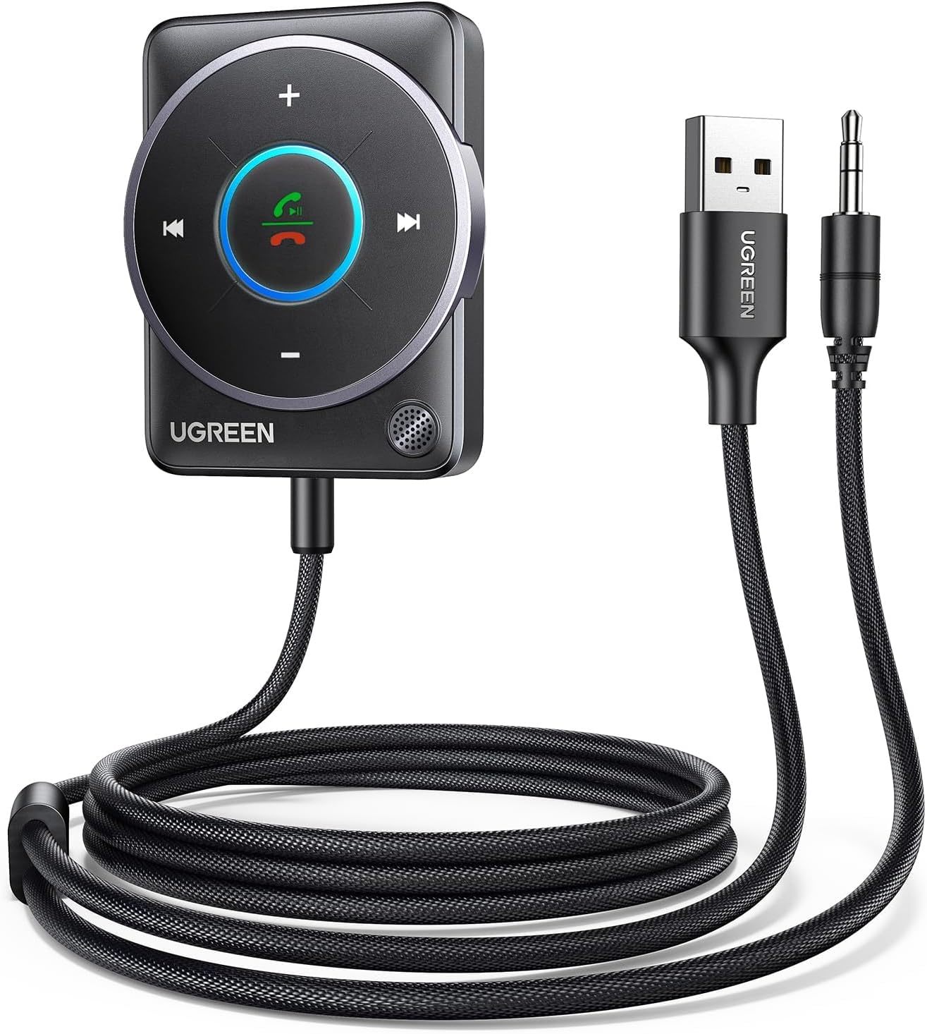 Ugreen Bluetooth 5.4 Aux Car Adapter, [Enhanced Connection &amp; Noise - $35.98