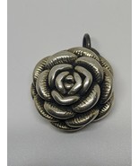 Vintage Sterling Silver 925 Flower Pendant - $24.99