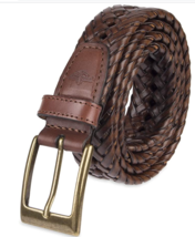 Dockers Men&#39;s Leather Braided Casual &amp; Dress Belt Size 38 - £21.93 GBP