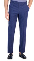Hugo Boss Blue Plaids Wool Blend Men&#39;s Dress Casual Pants Trouser Size 40 R - $135.23
