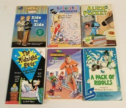 6 Funny Silly Children Chapter Books Lot Riddles Spies Toilet Paper Caper Boys - £7.20 GBP