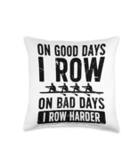 Rower Crew Rowing Throw Pillow, 16X16, Multicolor - $42.99