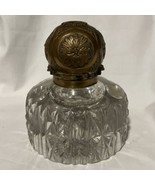 Betjemann &amp; Sons Crystal Glass Inkwell Partner&#39;s Desk Ink Well 5623 London - $222.75