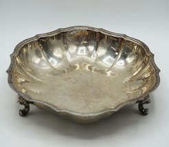 Oneida USA Silver Plate Three Foot Plated Serving Bowl - £19.43 GBP