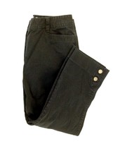 Northern Reflections Town Black Women&#39;s Chino/Khaki Cotton Blend Capri S... - $7.92