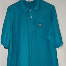 Vibrant Blue Polo Shirt with Classic Collar and Short Sleeves - $9.80