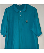 Vibrant Blue Polo Shirt with Classic Collar and Short Sleeves - $9.80