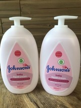 2xJohnsons Baby Liquid Cream Pink Hypoallergenic No Dyes Phthalates 16.9oz - £33.49 GBP
