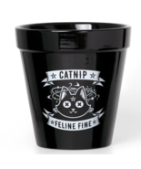 Alchemy Gothic Black Catnip High Cat Plant Pot Kitchenware Baking GPP3 P... - $19.95