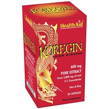 Health Aid Koregin Korean Ginseng, 30 Caps - $29.55