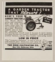 1941 Print Ad Black Hawk Garden Tractors Ohio Cultivator Co. Bellevue,OH - £6.33 GBP