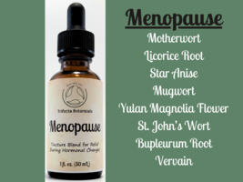 MENOPAUSE Herbal Tincture Blend / Liquid Extract / Organic Apothecary Herbs - £15.14 GBP