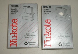 Lot Of 2 Unopened NU-KOTE BM346 Okidata Microline 590, 591 - £4.49 GBP
