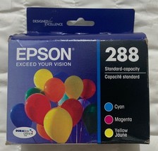 Epson 288 Color Ink Cartridges T288520 T288220 T288320 T288420 Sealed Bo... - $26.49