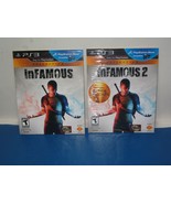 Infamous 1 &amp; 2 Card Sleeve System Bundle PS3 Pre-Owned - £18.80 GBP