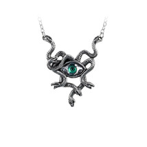 Alchemy Gothic Gorgons Eye Necklace - $1,582.67 MXN