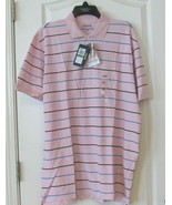 IZOD Short Slv Striped Polo Shirt 4 color choices Men&#39;s Sz L-XXL NWT 100... - $453.97 MXN