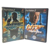 PS2 James Bond 007 Lot Agent Under Fire &amp; Nightfire PlayStation 2 PS2 Games - £12.43 GBP