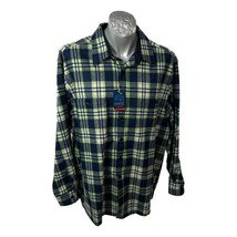 Pendleton Game Day  Shirt Mens Size XL Plaid Green Blue Virgin Wool New Last One - $86.08