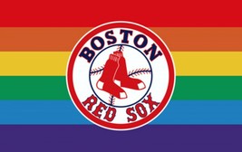 Boston Red Sox Pride Flag 3x5ft Banner Polyester Baseball World Series redsox017 - £12.57 GBP