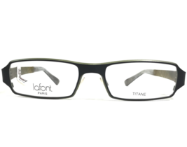 Lafont Eyeglasses Frames 102 ACHILLE2 Black Green Rectangular Full Rim 5... - £110.12 GBP