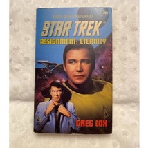 Star Trek #84 Assignment : Eternity, Greg Cox (1998), 1st PB Printing, Very Good - £5.44 GBP