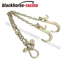 5/16 Inch V-Chain Towing Chain Bridle G70 Steel with 8 Inch and 4 Inch J... - £61.72 GBP