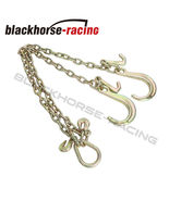 5/16 Inch V-Chain Towing Chain Bridle G70 Steel with 8 Inch and 4 Inch J... - £63.03 GBP