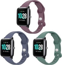 3 Pack Slim Watch Bands Compatible with ID205L Smart Watch Soft Sport 19... - £18.46 GBP