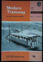 Modern Tramway and Light Railway Review Magazine April 1972 mbox3657/i Vol.35 - £3.84 GBP