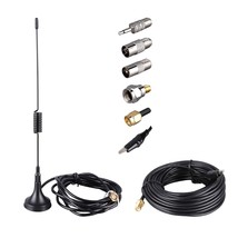 Portable Radio Signal Antenna Sma-Male, Outdoor Tv Fm Stereo Antenna,33F... - £26.77 GBP