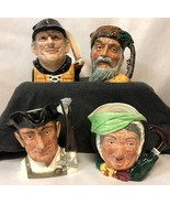 Collection of 6” Royal Doulton Character Mugs: Gamp, Crusoe, Gunsmith, Y... - £263.15 GBP