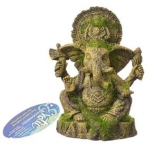 Exotic Environments Ganesha Statue with Moss Aquarium Ornament - 4.75&quot;L x 4&quot;W - £27.33 GBP