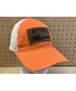 STIHL Hat adjustable, Mesh Back Orange Hat. By STIHL Outfitters - £9.68 GBP