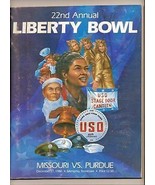 1980 Liberty Bowl Game Program Missouri Purdue - $64.88