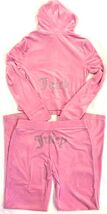 Juicy Couture Bling Velour Tracksuit Hoodie &amp; Pants Set FLORAL BLOOM PIN... - €77,48 EUR