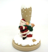Brown Bag Cookie Art Stamp Christmas Eve #24 Santa w Sack of Toys Chimney 1997 - £7.15 GBP