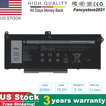For Dell Latitude 5420 5520 Precision 3560 63Wh 4Cell Laptop Battery Rj40G M033W - $47.99