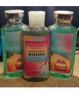 3 - Endless Weekend Shower Gel Bath &amp; Body Works 10 oz Lot - $37.15