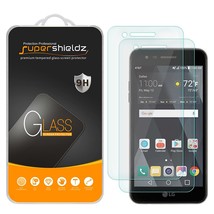 (2 pack) for lg phoenix 3 (at&t) tempered glass screen protector, anti scratch,  - £10.78 GBP