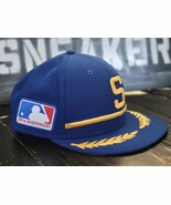 New Era Seattle Mariners 100th Blue/Yellow Retro Cooperstown Fitted Hat ... - $46.28