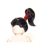 HGT Black Tall Pony Tail Hair For Rare Minifigures - €2,77 EUR