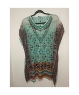 Malvin Blouse &amp; Tunic Womens Beaded Detail Casual Work Brunch Church - $17.52