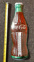VINTAGE Coca Cola Bottle Taylor  Gas Station Thermometer Sign  - £95.02 GBP