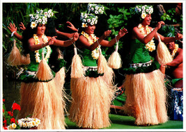 Postcard Colorful Dancers of Tahiti at Polynesian Cultural Center - £4.48 GBP