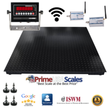 1,000 lb x .2 lb Wireless 4x4 Floor Scale Pallet Scale with Indicator - £1,509.31 GBP