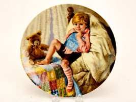 John McClelland Plate, &quot;Diddle Diddle Dumpling&quot; 1984 Mother Goose Series... - $125.90 MXN